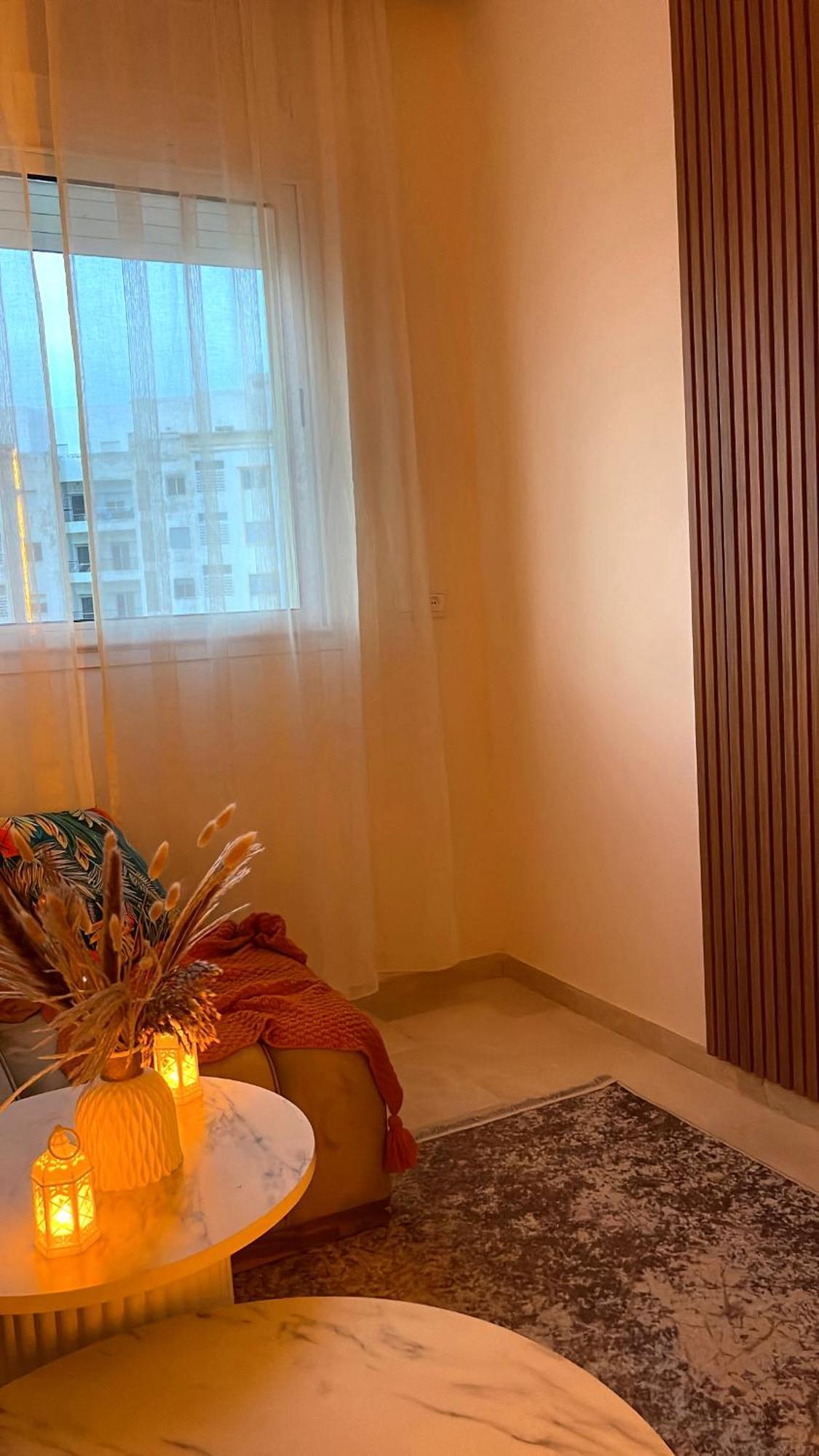 Elegant Appartement Avec Un Acces Piscine Jardin Parking Sous-Sol Et Wifi Haut Debit Fibre Optique Tanger Exterior foto